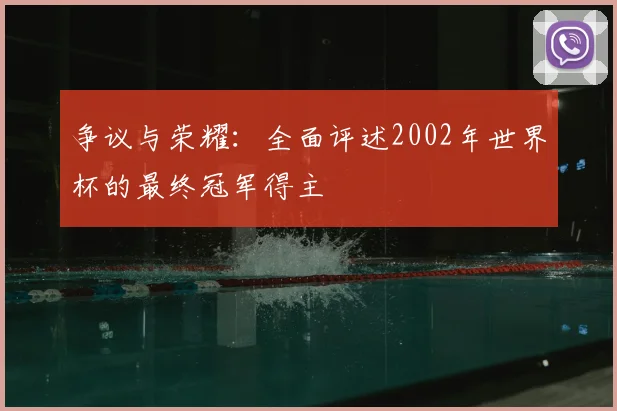 争议与荣耀：全面评述2002年世界杯的最终冠军得主